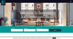 Desktop Screenshot of bannisters-property.com